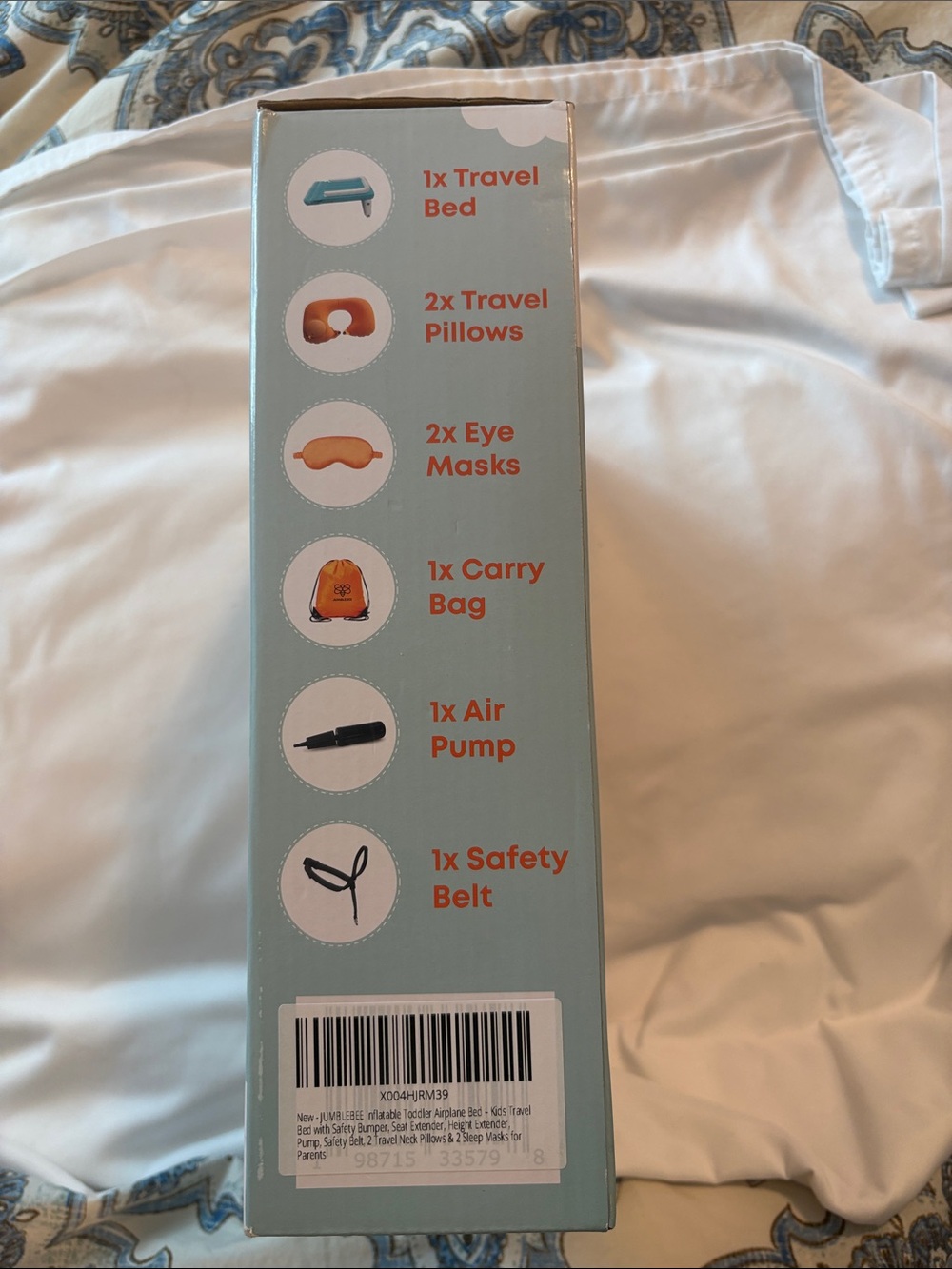 Travel Bed Inflatable Bed-Toddler New in Box
